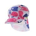 thumbnail image 4 of Hienoo Boys Swimming Jumpsuit Fish Printed Long Sleeve Rash Guard Surfing Suit Bathing Suit with Hat, 4 of 5