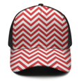 thumbnail image 2 of Christmas Baseball Cap – Stylish Spliced Design Adjustable Trucker Hat with Full Print Front & Brim, Breathable Cotton Blend Snapback for Sports, Travel & Daily Wear, 2 of 3