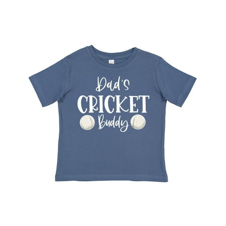 

Inktastic Dad s Cricket Buddy Gift Toddler Boy or Toddler Girl T-Shirt