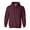 Maroon, variant on Men Multi Colors Hooded Sweatshirt Men Hoodies Color Navy 2X-Large Size