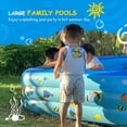 thumbnail image 5 of GVDV Blow Up Pool, Thickened Inflatable Pool for Kids, Adults, Family, 9.83 x 5.97 x 1.67 ft, Full-Sized Inflatable Kiddie Pools, Swimming Pool, Rectangle, 5 of 8