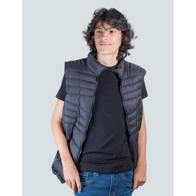 Chaleco casual para hombre forro cálido