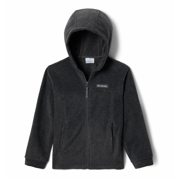 Campera Columbia para Niños Steens II con Capucha de Polar Carbón Talle S
