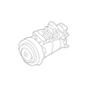 Genuine OE Porsche A/C Compressor - 8T0-260-805-NX