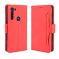 thumbnail image 1 of Case for Motorola MOTO G8 Cover Adjustable Detachable Card Holder Magnetic closure Leather Wallet Case - Red, 1 of 5