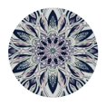 thumbnail image 4 of HAOXIT Round Tablecloth Marbled Blue Abstract Background Tablecloth Pattern Table Cloth for Dining Tables, Parties, Wedding and Banquet Decoration 46-50, 4 of 8