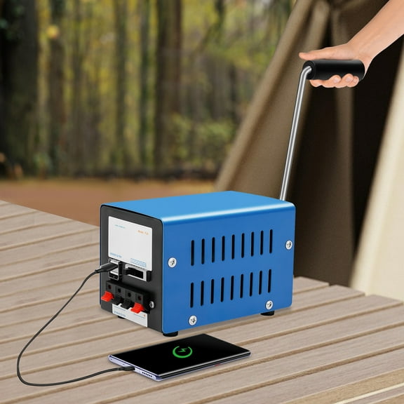 Peakora Hand Crank Generator 20w High Power Manual Crank Generator Portable Small Emergency USB Charger Generator for Camping Outdoor Adventures or Disaster Preparedness