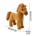 thumbnail image 3 of Viflosae Gifts for 6 Year Old Boys Kid Toys 3-5 Valentines Day Gifts for Women Hanging Leg Horse Doll Toy Simulation Sitting Position Big Eyes Horse Doll Cloth Doll Pillow Gift, 3 of 4