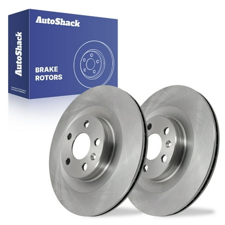 AutoShack 12.6" (320 mm) Rear Vented Brake Rotors | Replacement for 2016-2025 Volvo XC90 2018-2025 Volvo XC60 | 2-PC Set
