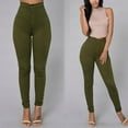 thumbnail image 2 of NIBOLOG Women Pencil Stretch Casual Denim Skinny Jeans Pants High Waist Trousers, 2 of 7