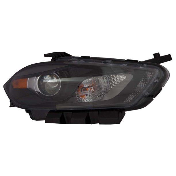 For Dodge Dart 13-15 Headlight Assembly Halogen Black Trim  