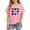 Pink, variant on Posijego Kids Valentines Day Shirts Cotton T-Shirt Girls Boys Cute Heart Graphic Soft Summer Short Sleeve Tees