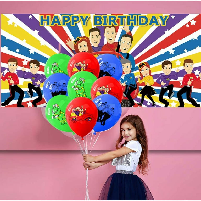 Wiggles Birthday Balloons Emma Wiggle Party Decorations, INSTANT — free download