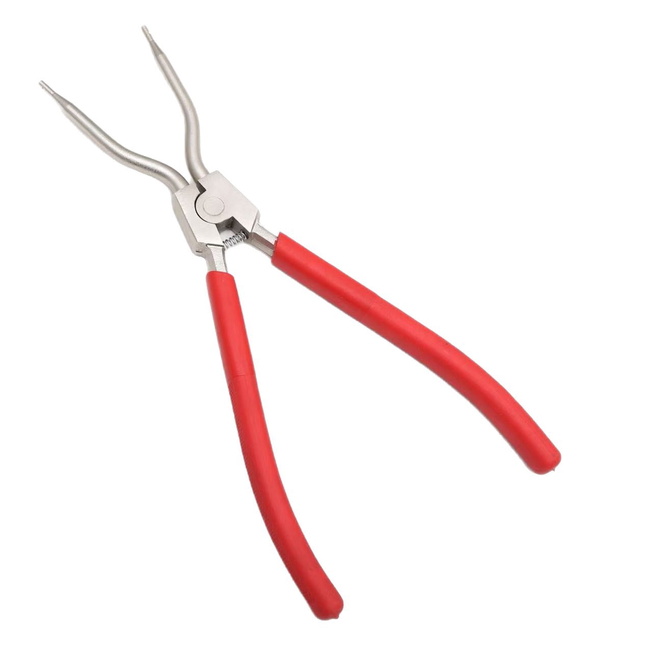 Disassemble and assemble the rubber ring position of the drum washing machine door, clamp spring pliers, spring stopper ring, disassemble, clean and repair