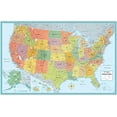 thumbnail image 2 of Rand McNally Signature United States USA and World Wall Map Set FOLDED EDITION, 2 of 4