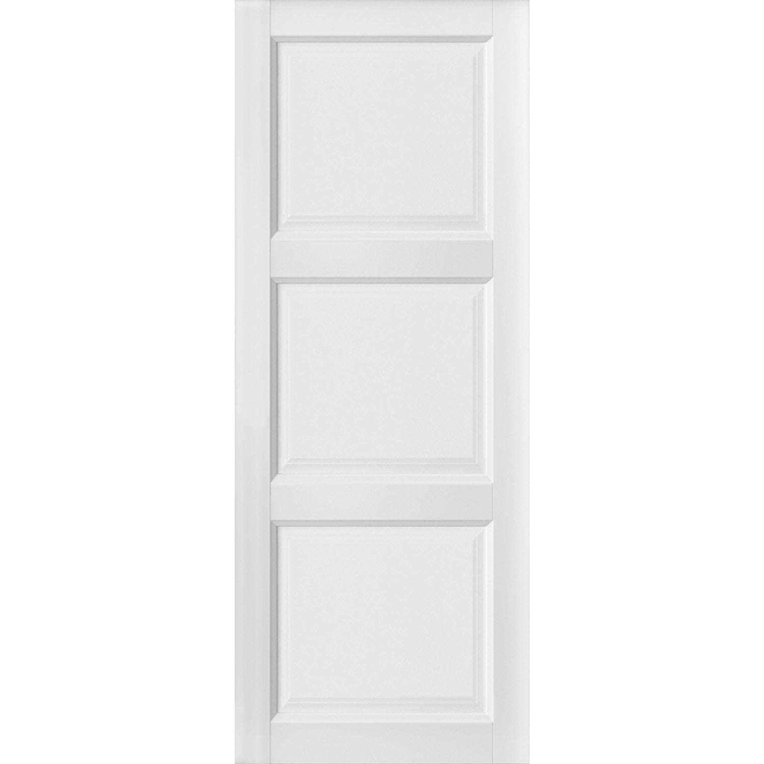 Slab Barn Door Panel 24 x 80 inches Lucia 2661 Matte White Sturdy