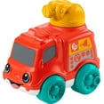 thumbnail image 1 of Fisher-Price Chime & Ride Fire Truck Push-Along Toy Vehicle for Infants with Fine Motor Activities, 1 of 6
