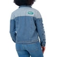 thumbnail image 5 of Women's WEAR by Erin Andrews  Miami Dolphins Full-Button Denim Jacket, 5 of 5