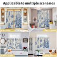 thumbnail image 4 of Blue Coastal Starfish Window Curtains Panels with Silver Grommet, Beach Ocean Nautical Shells Conch Kitchen Cafe Curtain Draperies Window Treatment Set for Living Room/Bedroom/Laundry/Bathroom, 84x45, 4 of 9