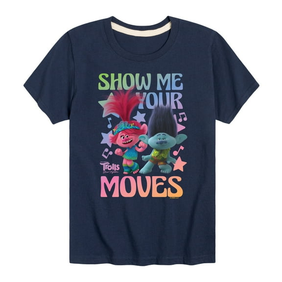 Trolls - Band Together - Show Me Your Moves - Toddler and Youth Short Sleeve Graphic T-Shirt