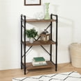 thumbnail image 4 of 3-Tier Industrial Black Bookshelf, 4 of 8