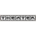 thumbnail image 3 of Jacobs, Cindy 24x7 Black Modern Framed Museum Art Print Titled - Theater Sign, 3 of 5