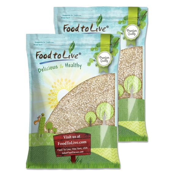 White Quinoa Flakes, 16 Pounds — Kosher, Raw, Vegan — by Food to Live