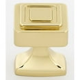 thumbnail image 2 of Alno A985-14-PC Cube 1-1/4 Inch Cabinet Knob Polished Chrome, 2 of 7