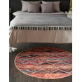 thumbnail image 4 of Unique Loom Timeless Collection Area Rug - Andrew (5' Round Multi/Blue), 4 of 7