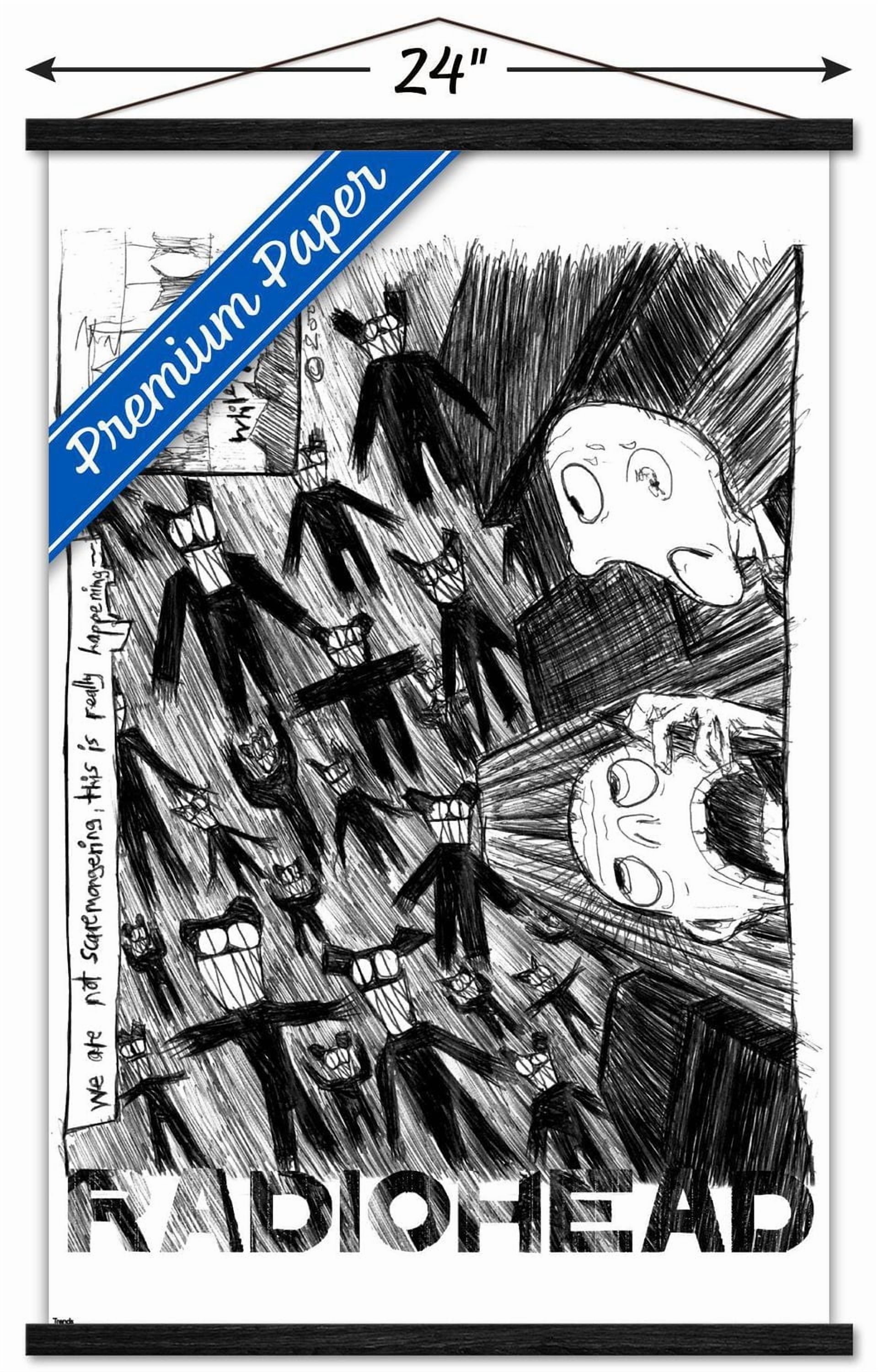 Radiohead - Scribble Wall Poster