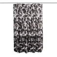 thumbnail image 3 of Splash Home Forget Me Not Polyester Fabric Shower Curtain 70 x 72, Aqua, 3 of 3
