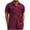 Wine, variant on cfhntfmh Men's Button down Shirts Short Sleeve Casual Collared Shirts Summer Beach Vacation Shirts with Pocket 2025