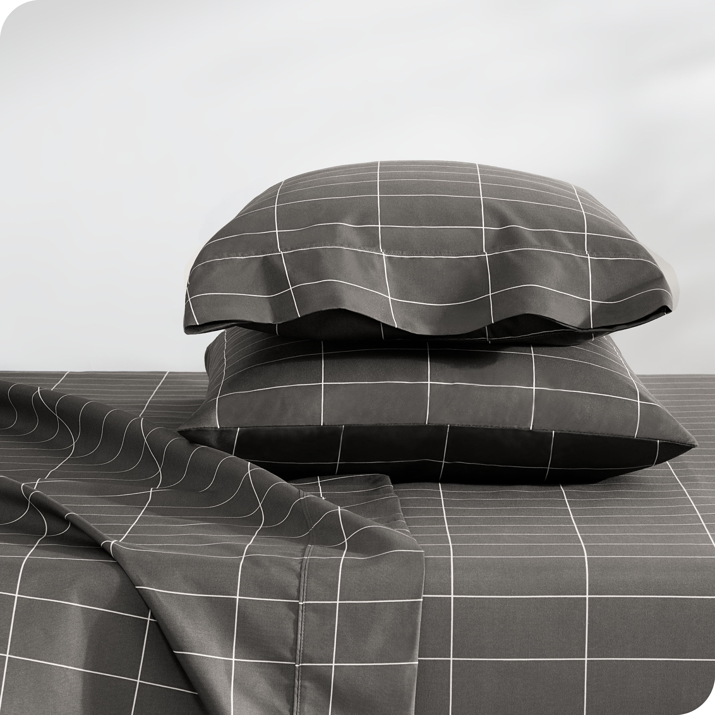 Bare Home Microfiber Sheet Set, 4 Piece, Hotel Style Deep Pocket Bed