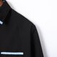 thumbnail image 5 of Blusa y camisa de manga larga con cuello vuelto para hombre, blusa informal de moda con cuello vuelto, camisa transpirable de manga larga, blusa para hombre, 5 of 8