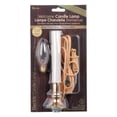 thumbnail image 3 of (2 pack) Darice Electric Candle Lamp with Light Sensor, Brass Plated, 7 inches, 3 of 3