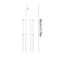 thumbnail image 7 of Upgraded 37in Climbing Vines Flower Trellises Fiberglass Plants Climbing Bracket Outdoor Courtyard Balcony Climbing Flower Rack Can Be Assembled With Increased Height L, 7 of 7