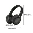 thumbnail image 3 of ANC Active Noise Cancelling Headphones, Wireless Bluetooth Headphones Over Ear, 60H Playtime, HiFi Stereo Audio, Deep Bass, Built-in Mic, Memory Foam Ear Cups for Home Office, 3 of 6
