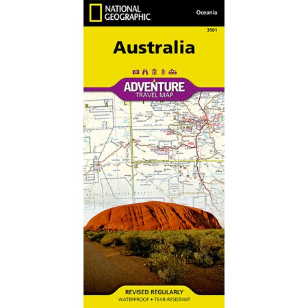 National Geographic Adventure Map Australia Map, Book 3501, (Paperback)