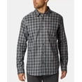 thumbnail image 4 of Columbia Mens Big & Tall Vapor Ridge III Plaid Button-Down Shirt Gray 4X, 4 of 4