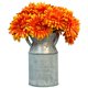 thumbnail image 1 of Topia Margaritas Africanas Artificiales Flores Margaritas Africanas Flores De Seda Gerberas Artificiales Margaritas De Imitación Paquete De 20 (Naranja), 1 of 5