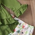 thumbnail image 4 of Seyurigaoka Kids Baby Girl Floral Clothes Top T-shirt Legging Pant Outfits Clothing Set, 4 of 8