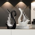 thumbnail image 5 of Swan-themed home decor items, creative living room TV cabinet, entryway decorations, housewarming gifts, ceramic ornaments., 5 of 6