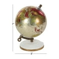thumbnail image 4 of DecMode 6" White World Map Globe with Marble Base, 4 of 10