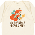 thumbnail image 4 of Inktastic Grandma Loves Me Woodland Fox Boys or Girls Long Sleeve Baby Bodysuit, 4 of 5