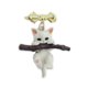 thumbnail image 1 of Práctico y profesional lindo animal gato broche gato travieso con rama juego solapa pin ropa pin unisex fiesta Navidad mejor regalo, 1 pieza ER, 1 of 5
