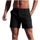thumbnail image 2 of pstuiky Abreviatura para hombres, Pantalones cortos casuales de moda para hombre, de color liso, con bolsillo y cintura elástica. Pantalones cortos de entrenamiento, 2 of 7