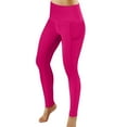 thumbnail image 2 of OHGOD Butt Lifting Jeans For Women High Waist,Butt Lift Tummy Control Leggings,Sexy Leggings For Women Butt Lifting,Butt Enhancing Leggings,Hot Pink,2XL, 2 of 5
