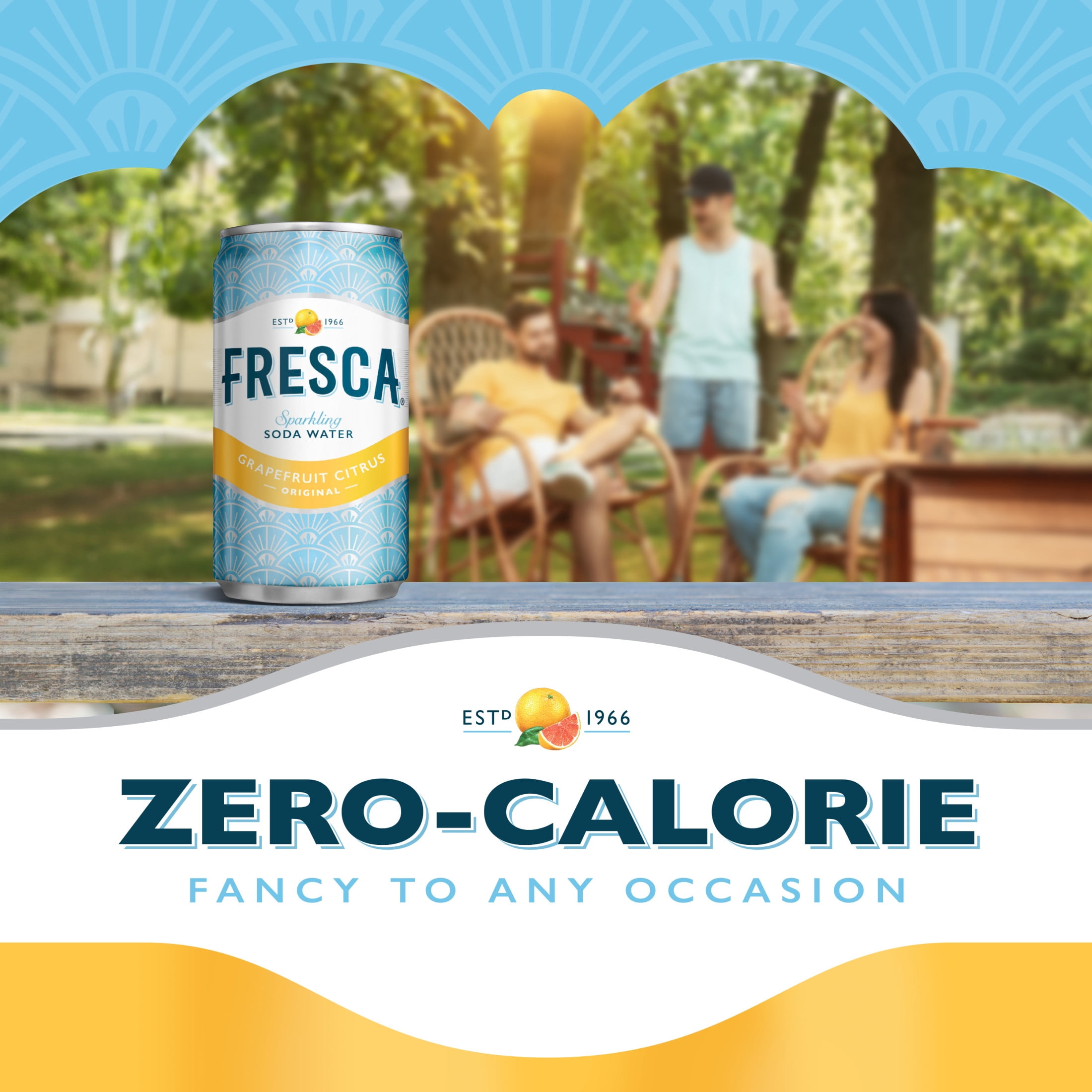 Fresca Citrus Soda Pop Fridge Pack Mini Cans, 7.5 fl oz, 10 Pack