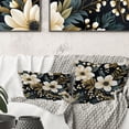 thumbnail image 3 of Designart "Timeless White and Green Floral Joy" Floral Printed Throw Pillow, 3 of 5