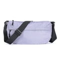 thumbnail image 1 of Riñonera impermeable, bandolera deportiva, plegable, ligera, de nailon, para viajes, informal, con monedero adicional para adultos y adolescentes, 1 of 5